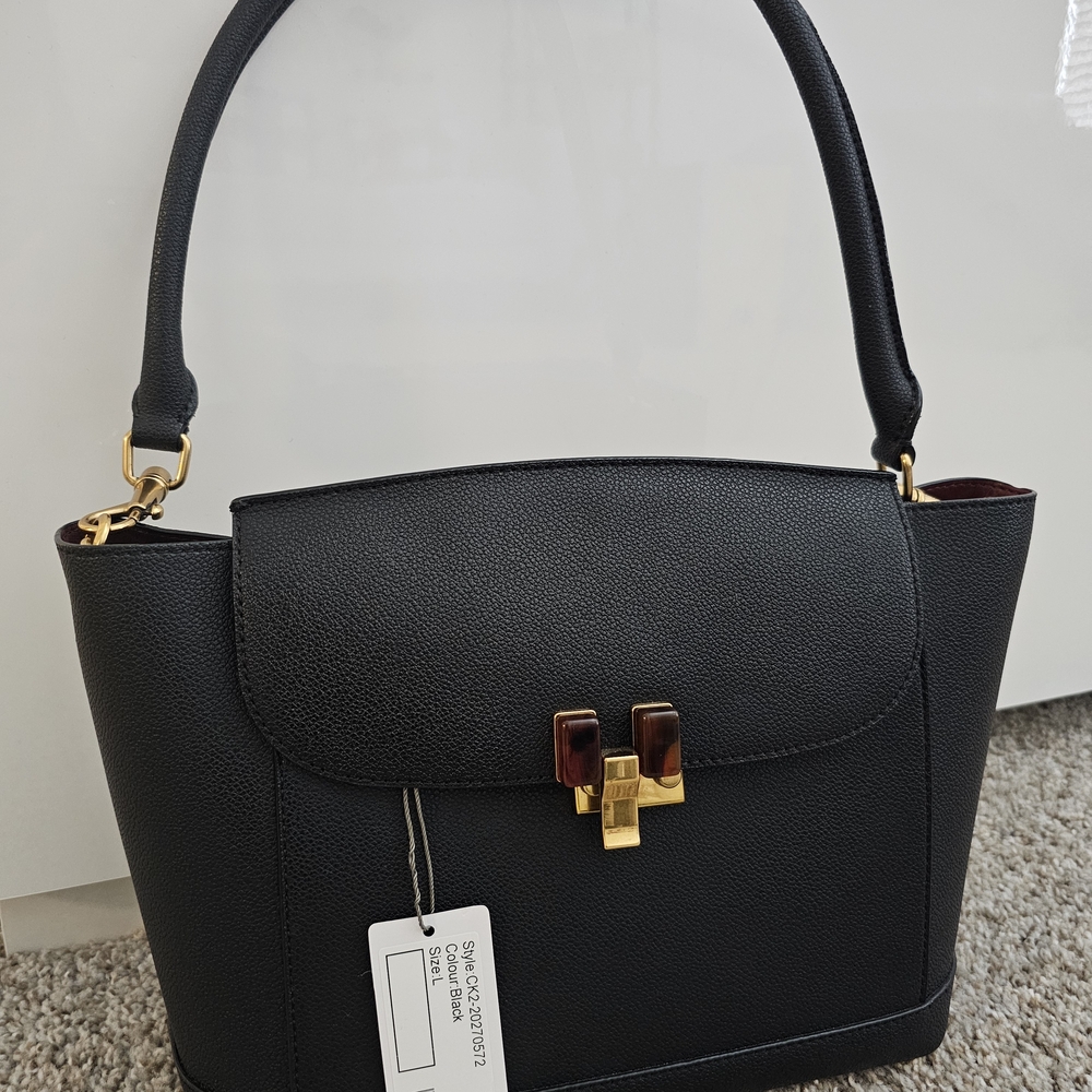 Charles & Keith Embellished Push Lock Shoulder Bag